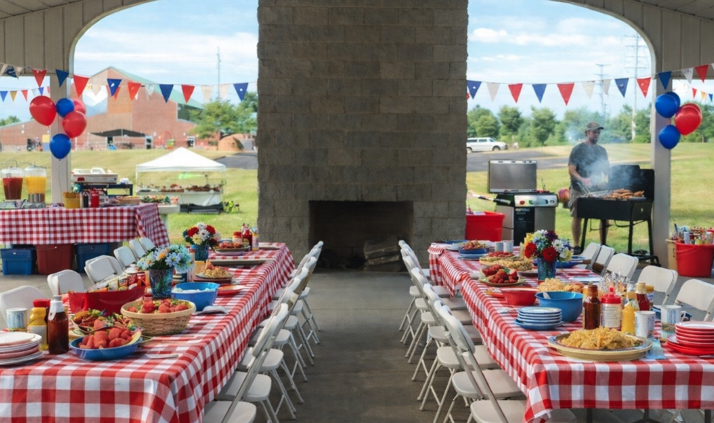 Outdoor pavilion at Versailles United Methodist Church
